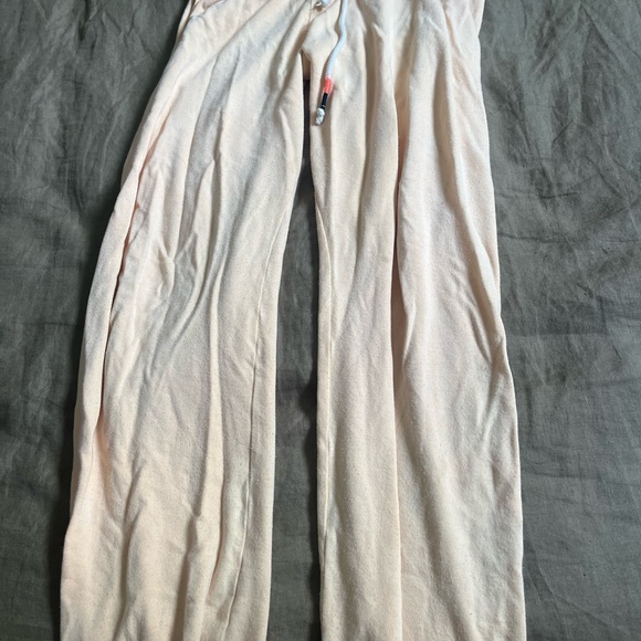 Sundry - pop orange sweatpants with drawstring! Size small - Picture 2 of 5